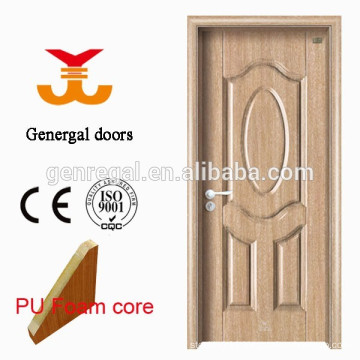 Heat insulating foam filled pu steel door